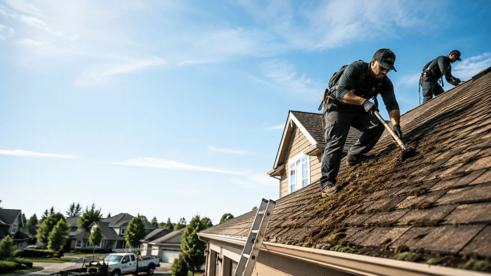 Roof Moss Removal in Newman, IL near me